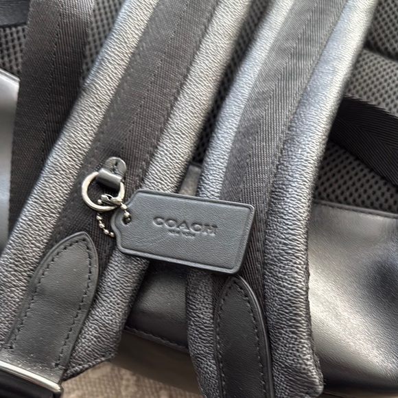 Coach Black Backpack with Cactus Design - Picture 4 of 5